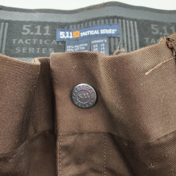 5.11 Tactical Women 10 Pant A-Class PDU Twill Patrol Duty Uniform Brwn 64304 NEW - Picture 15 of 16